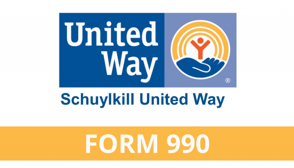 Schuylkill United Way 990 Form